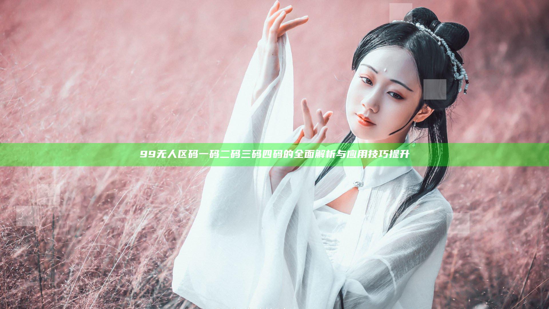 99无人区码一码二码三码四码的全面解析与应用技巧提升